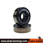 AKA skateboard bearings black titanium
