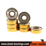 AKA skateboard bearings gold titanium