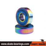AKA skateboard bearings colorful titanium