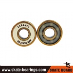 AKA skateboard bearings with Gold titanium&ZrO2 ceramic balls