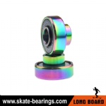 AKA longboard bearings with colorful titanium